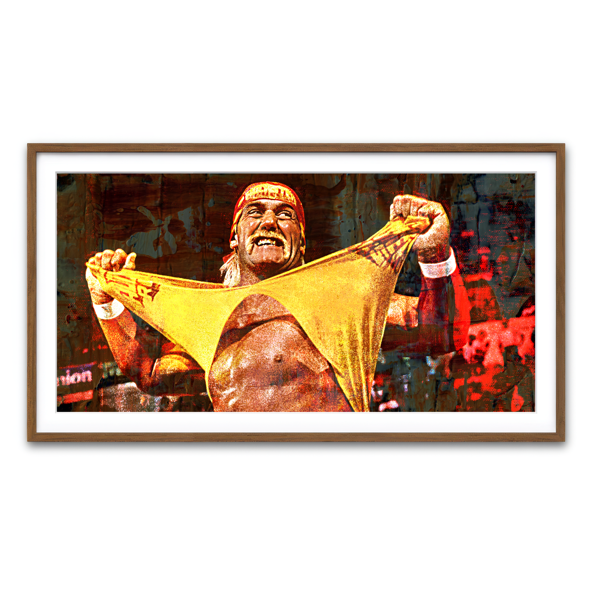 Framed Print 2x1 Walnut