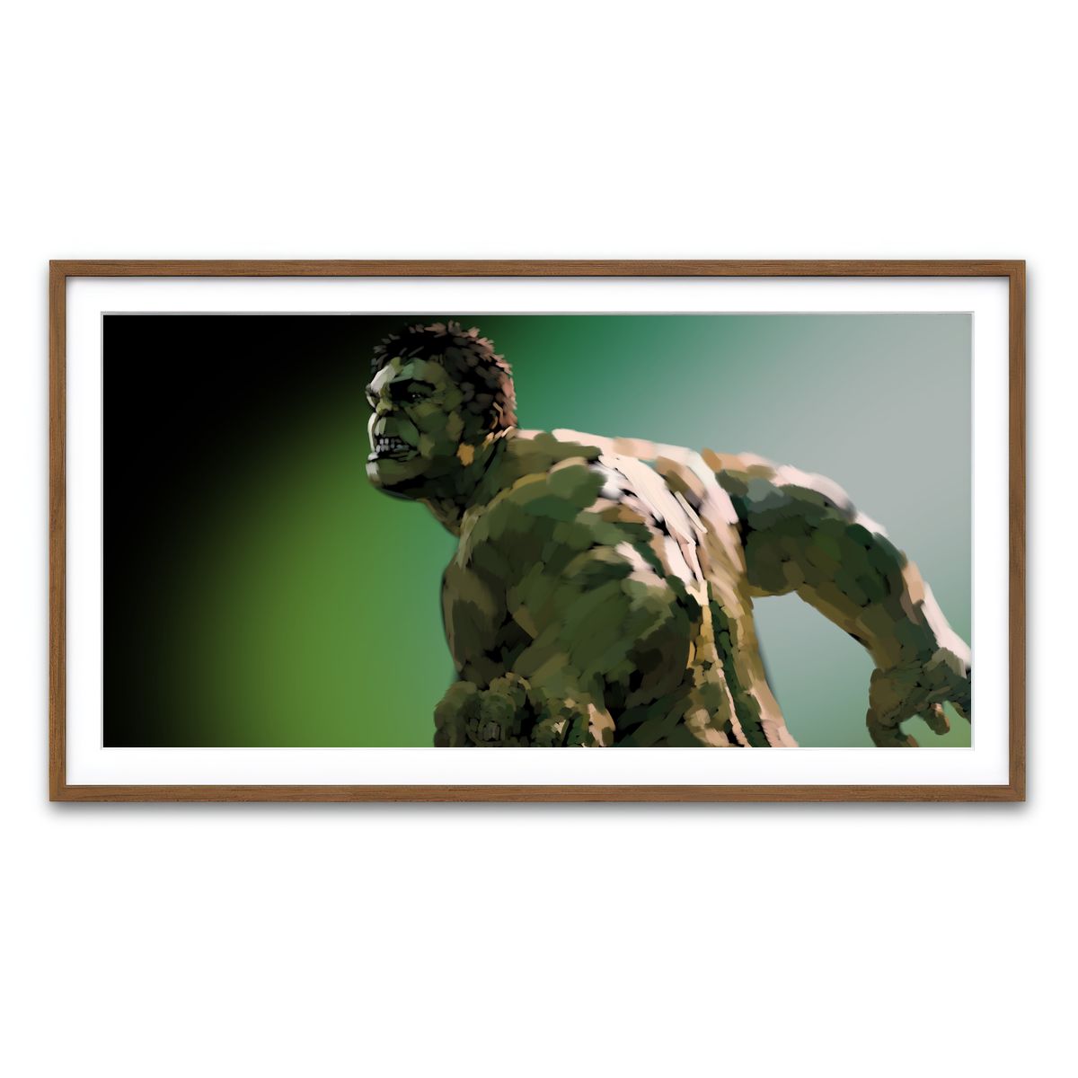 Framed Print 2x1 Walnut