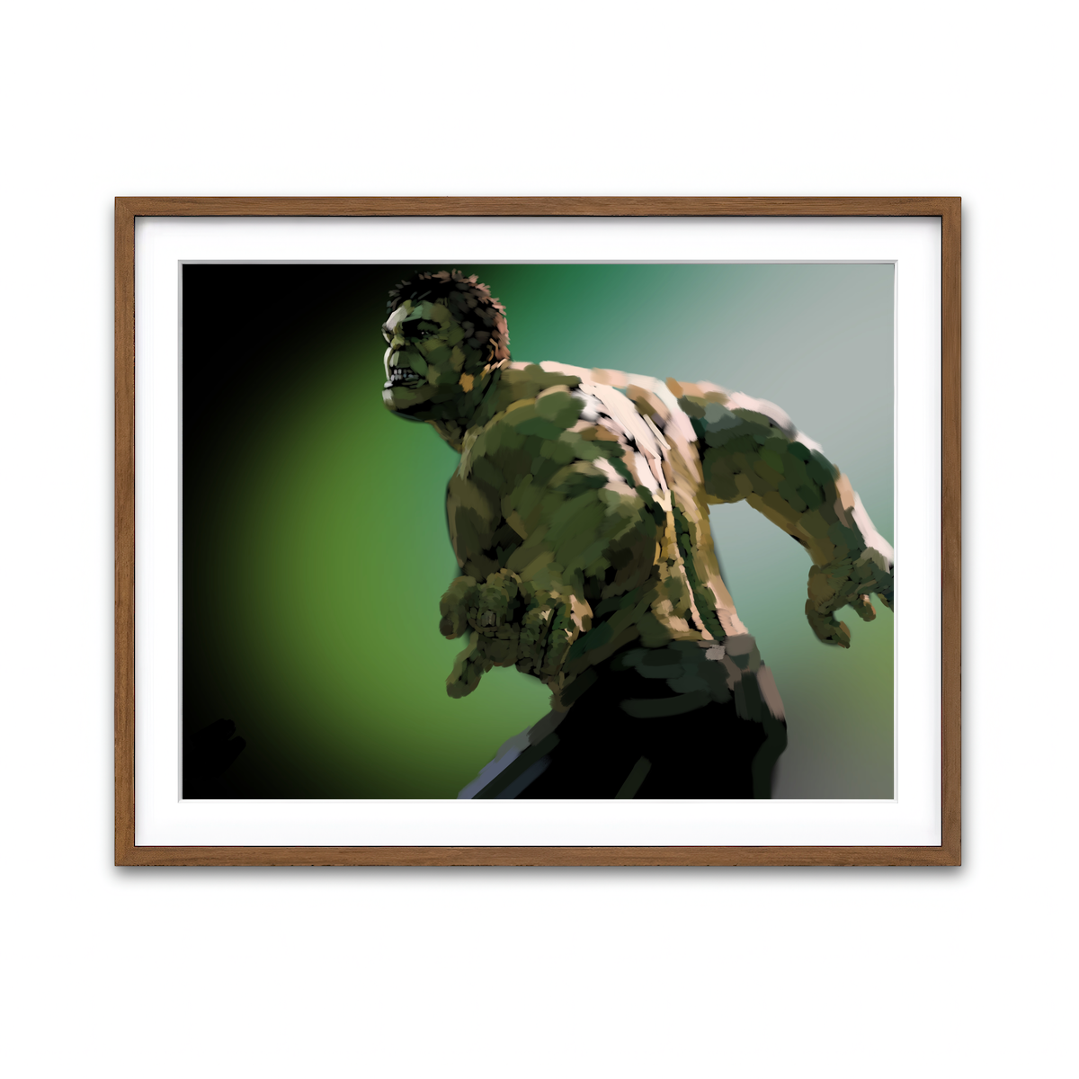 Framed Print 4x3 Walnut