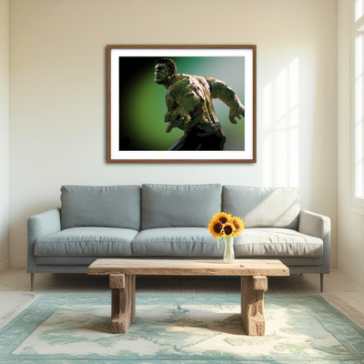AUTO-MOCKUP ROOM | Hulk Wall Art
