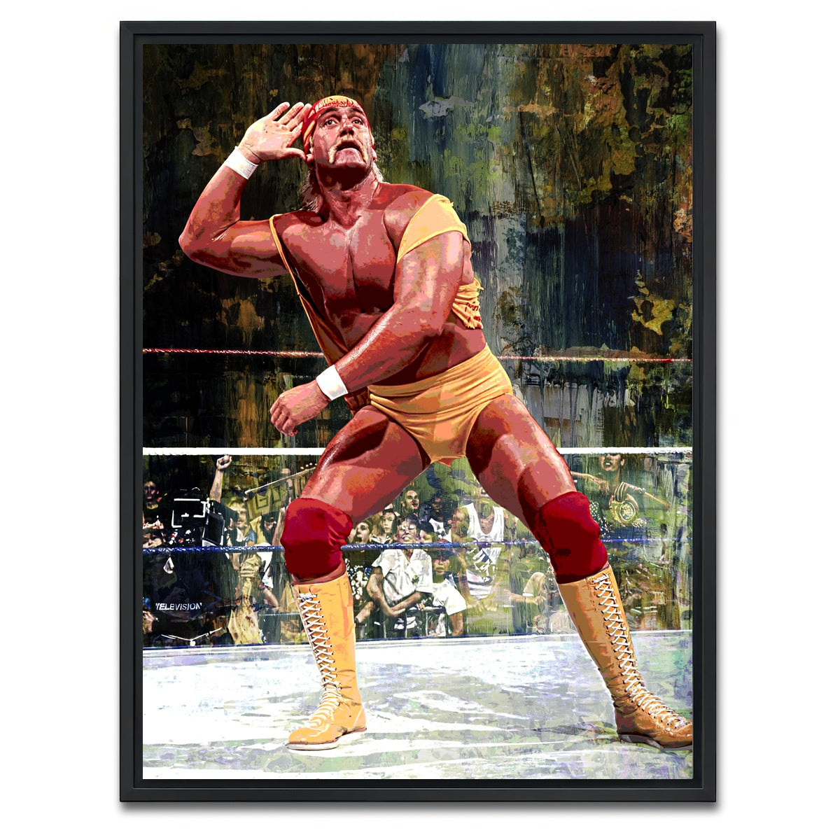 AUTO-MOCKUP WHITE | Hulkamania | 1 Piece | Black Framed Canvas | group=3x4