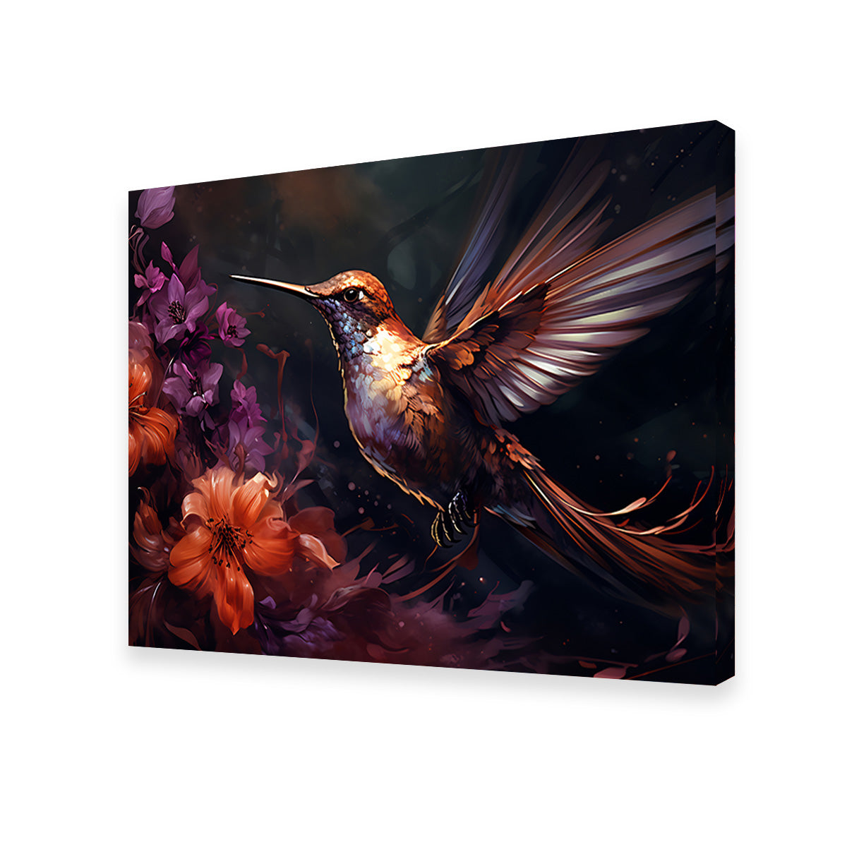 Hummingbird Painting Wall Art