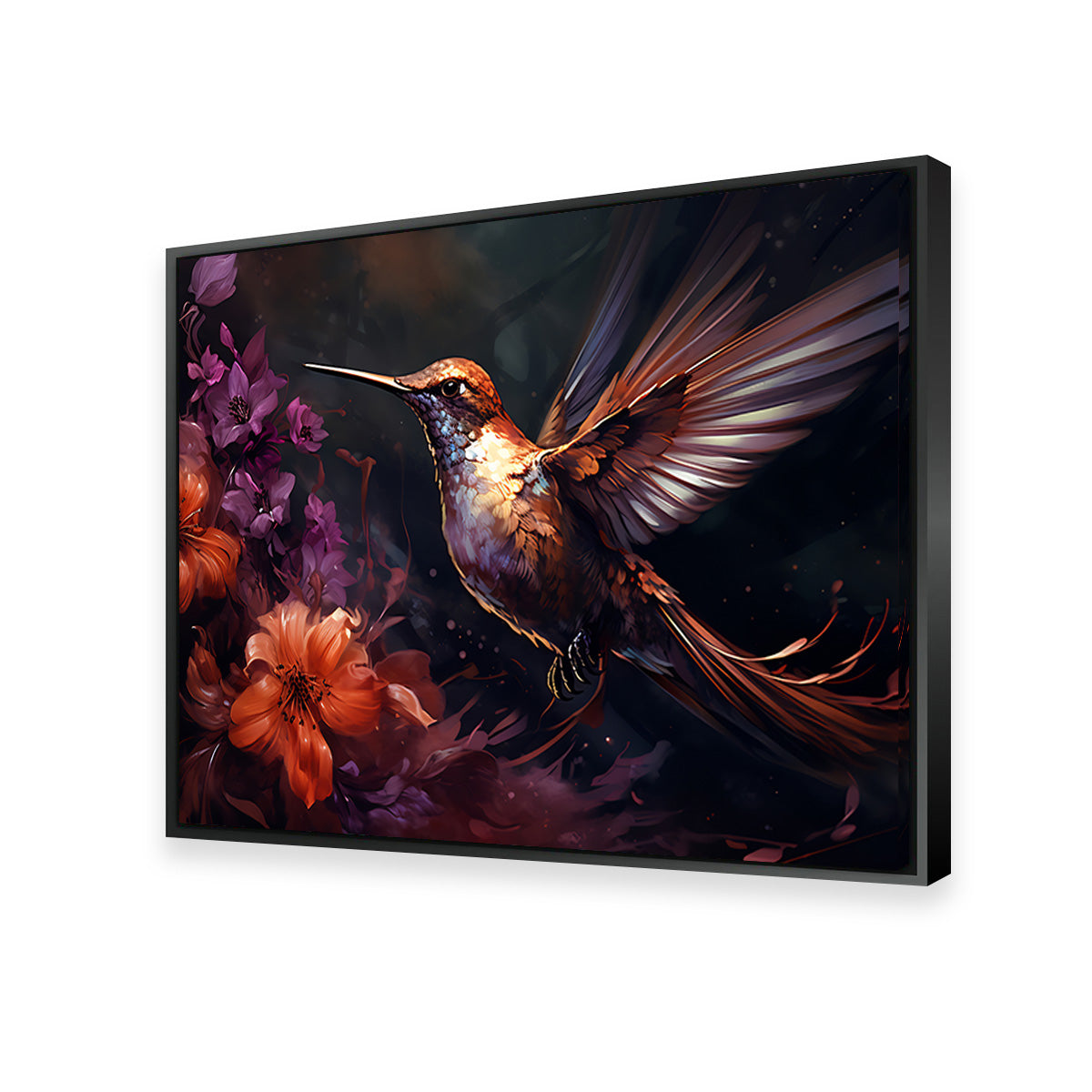 Hummingbird Painting Wall Art