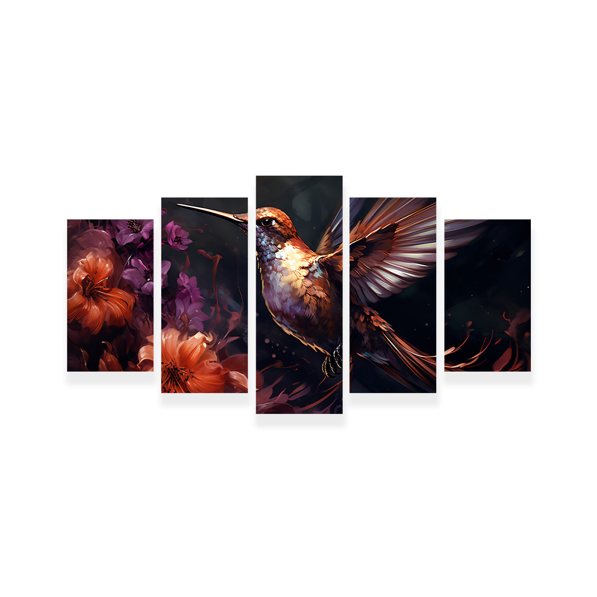 Hummingbird Painting Wall Art