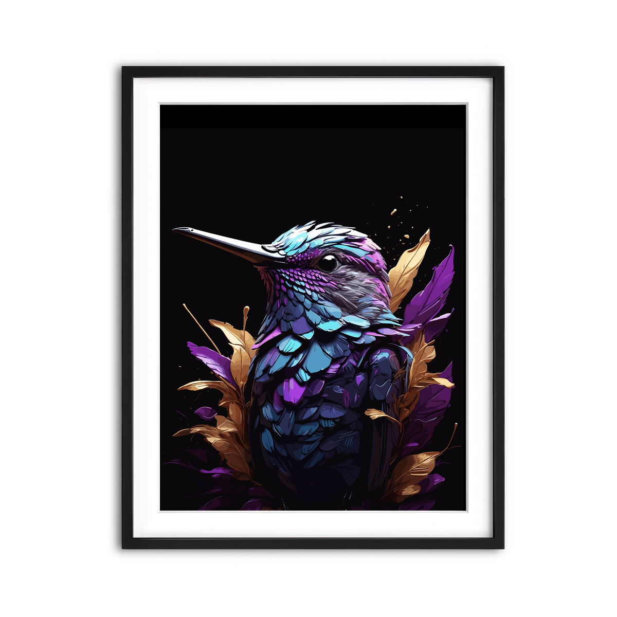 Framed Print 3x4 Black