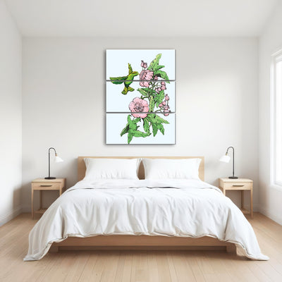 AUTO-MOCKUP ROOM | Hummingbird Drinking Nectar