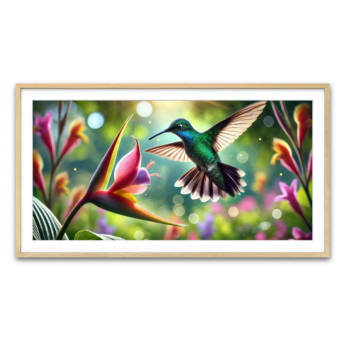 Framed Print 2x1 Natural