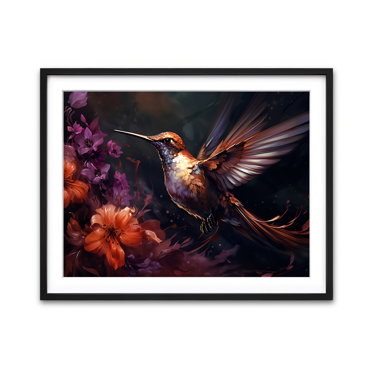 Framed Print 4x3 Black