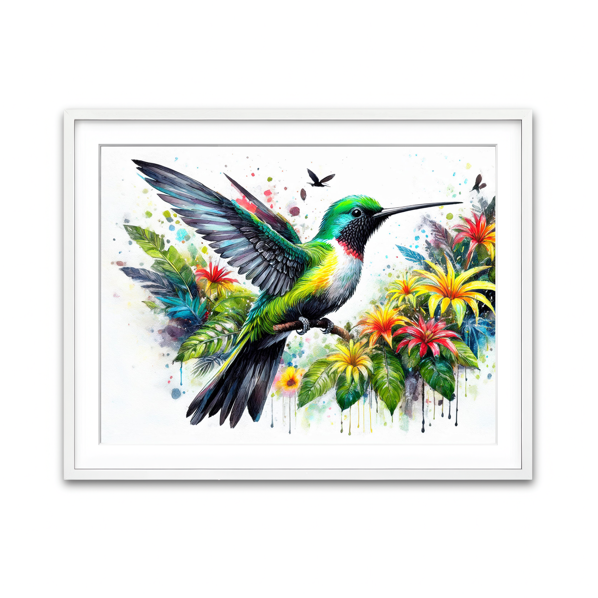 Framed Print 4x3 White