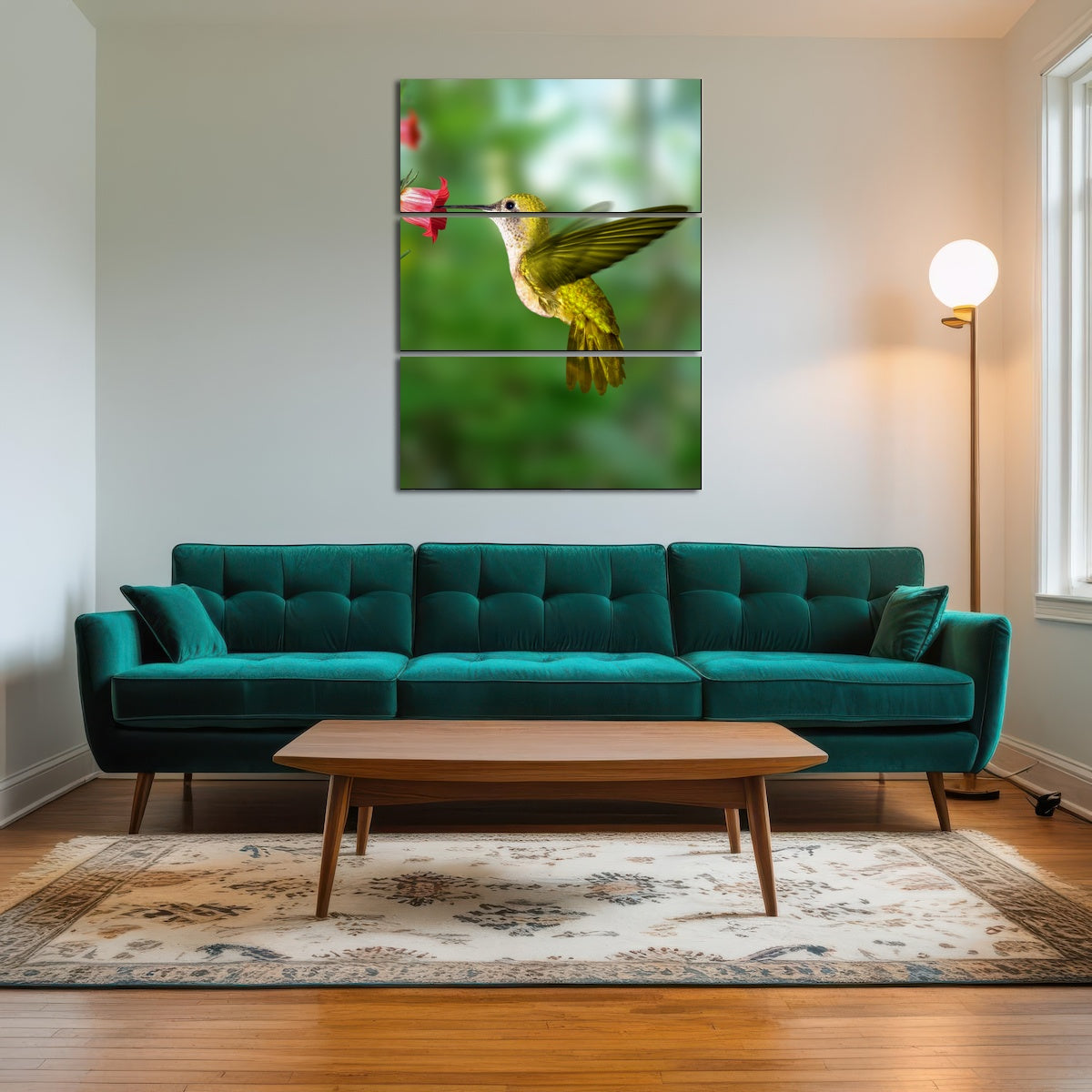AUTO-MOCKUP ROOM | Hummingbird flying