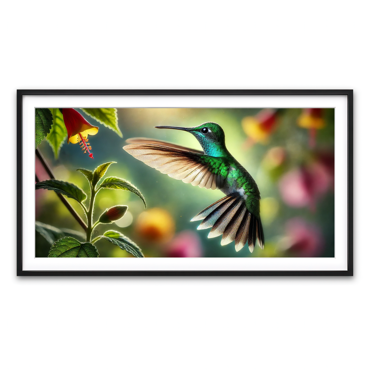 Framed Print 2x1 Black