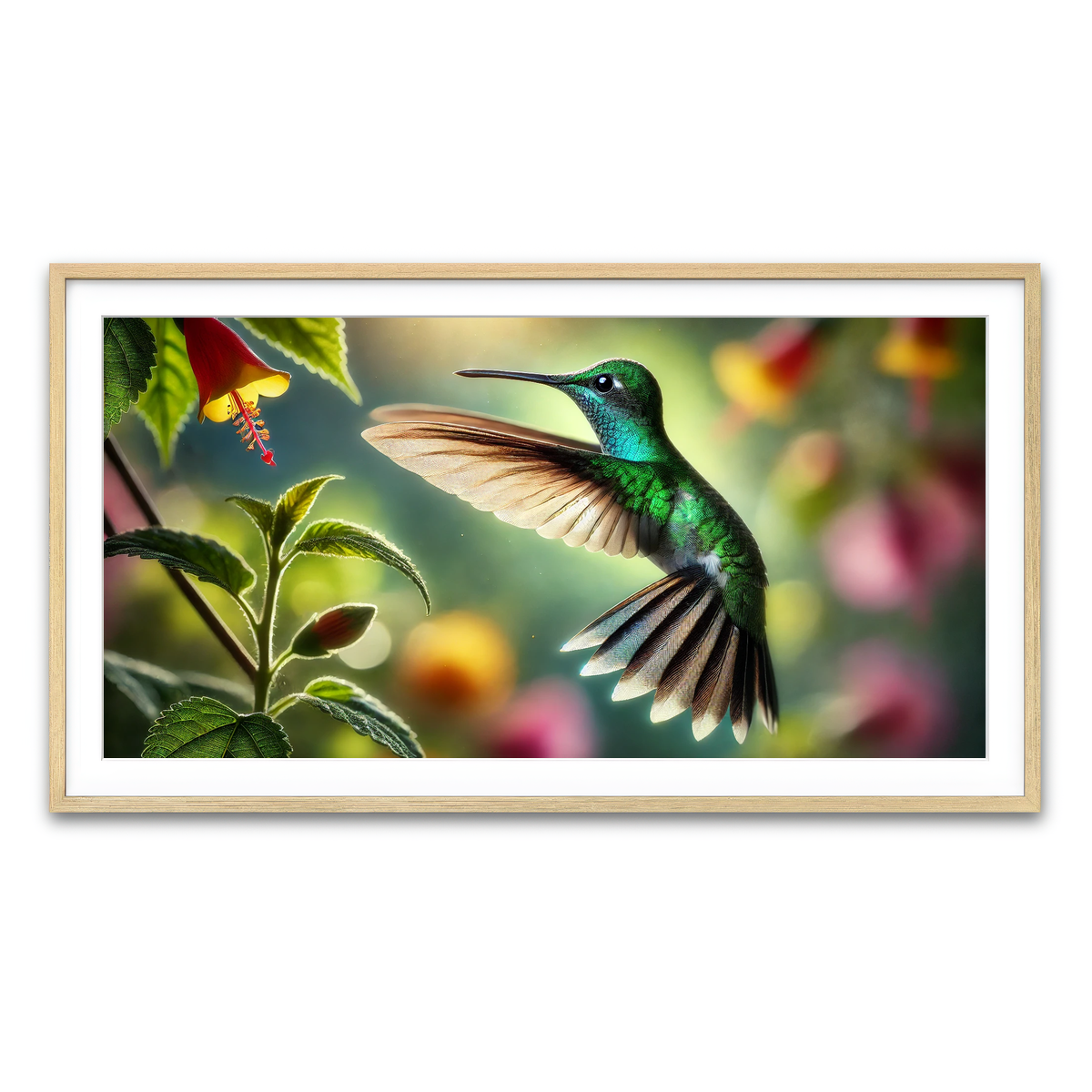 Framed Print 2x1 Natural