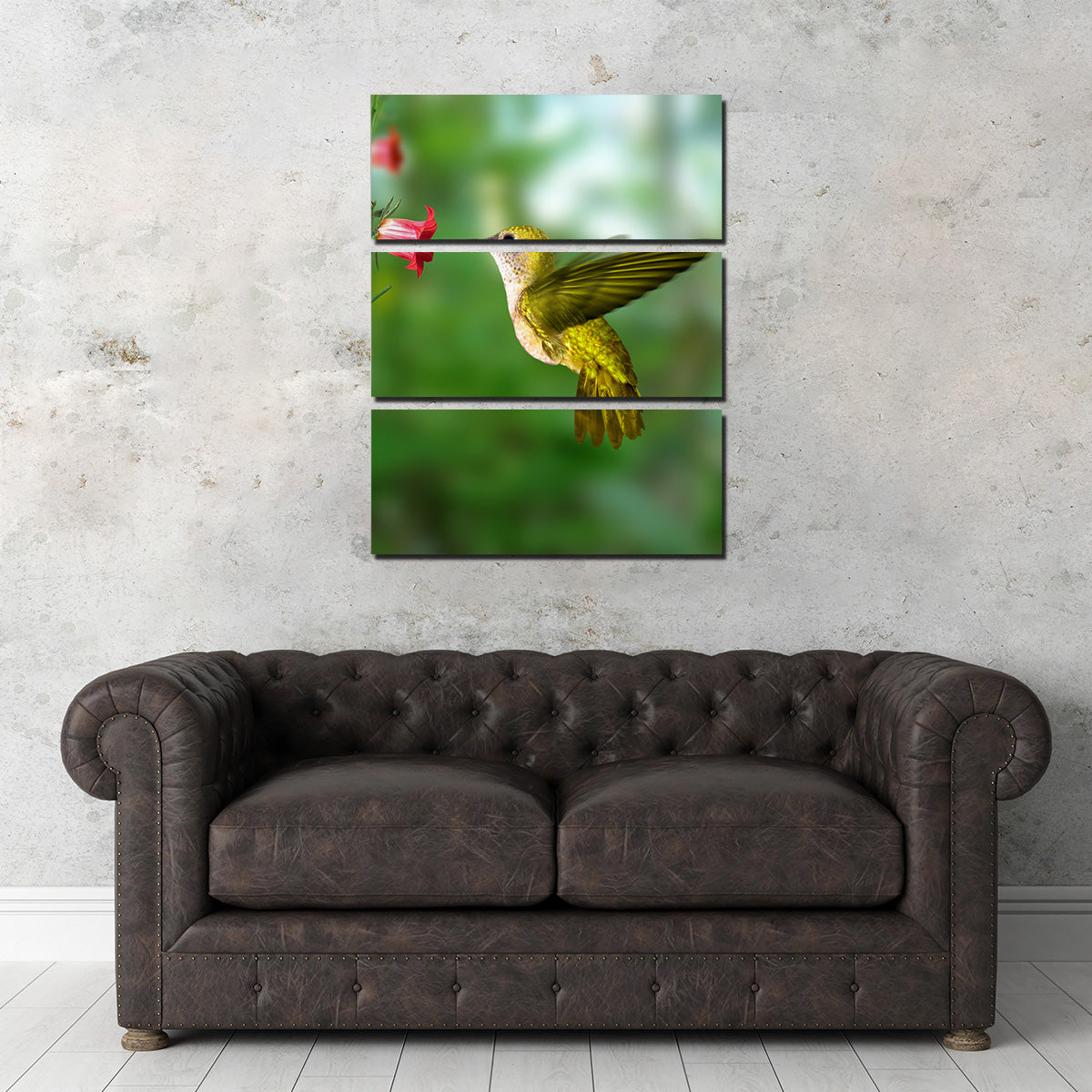 Hummingbird Flying Wall Art
