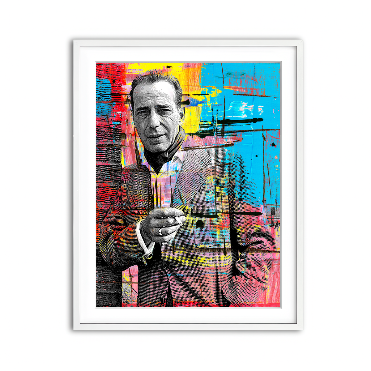 Framed Print 3x4 White