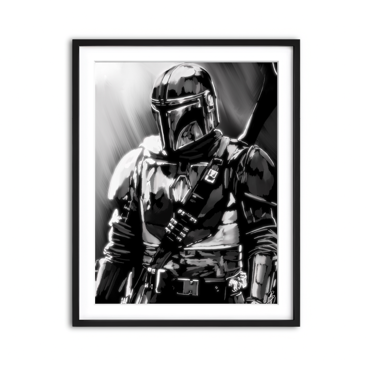 Framed Print 3x4 Black