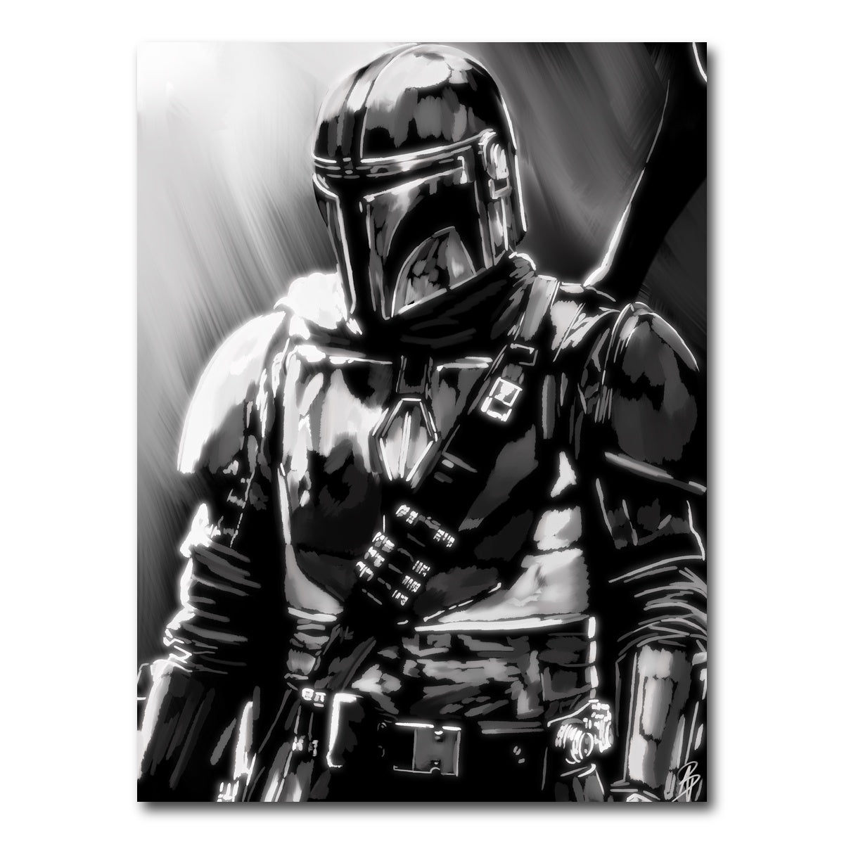 AUTO-MOCKUP WHITE | Hunter In Light | 1 Piece | Gallery Wrap Canvas | group=3x4