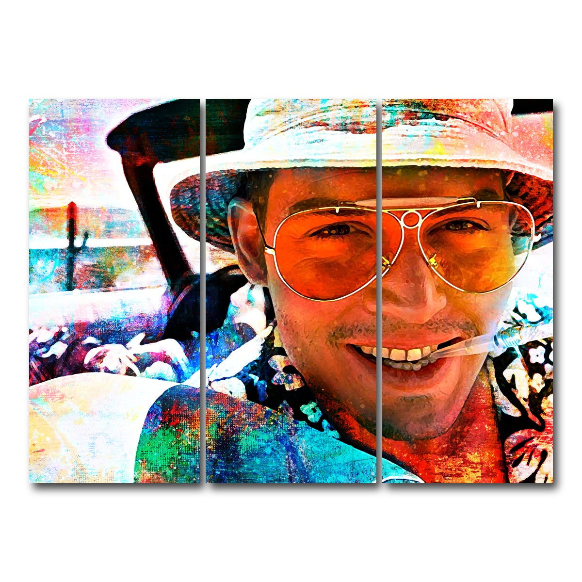 AUTO-MOCKUP WHITE | Hunter S | 3 Piece | Gallery Wrap Canvas | group=8x18