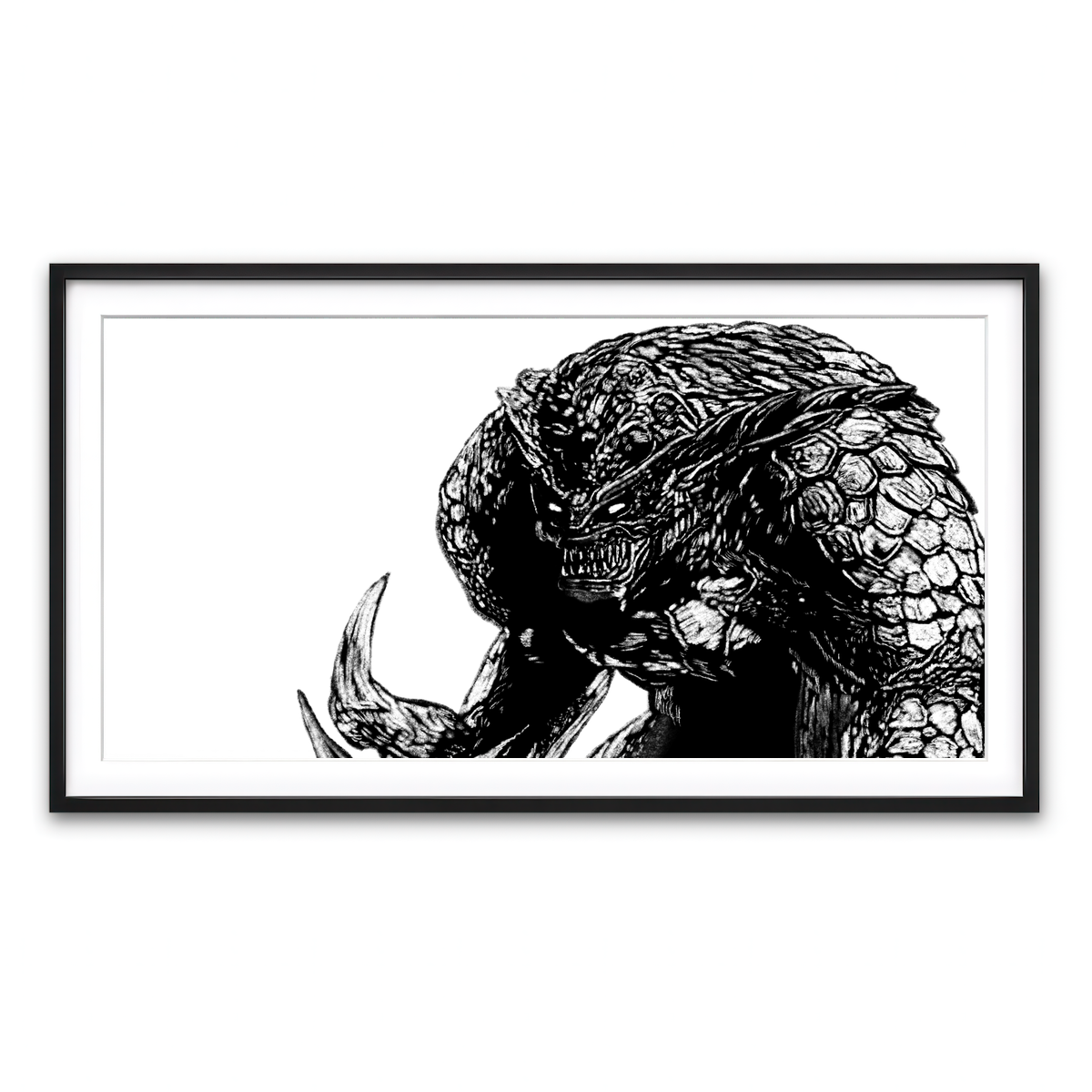 Framed Print 2x1 Black