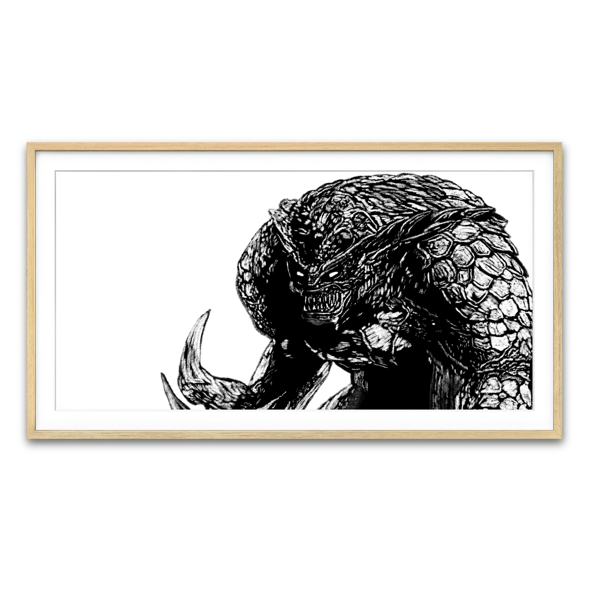 Framed Print 2x1 Natural
