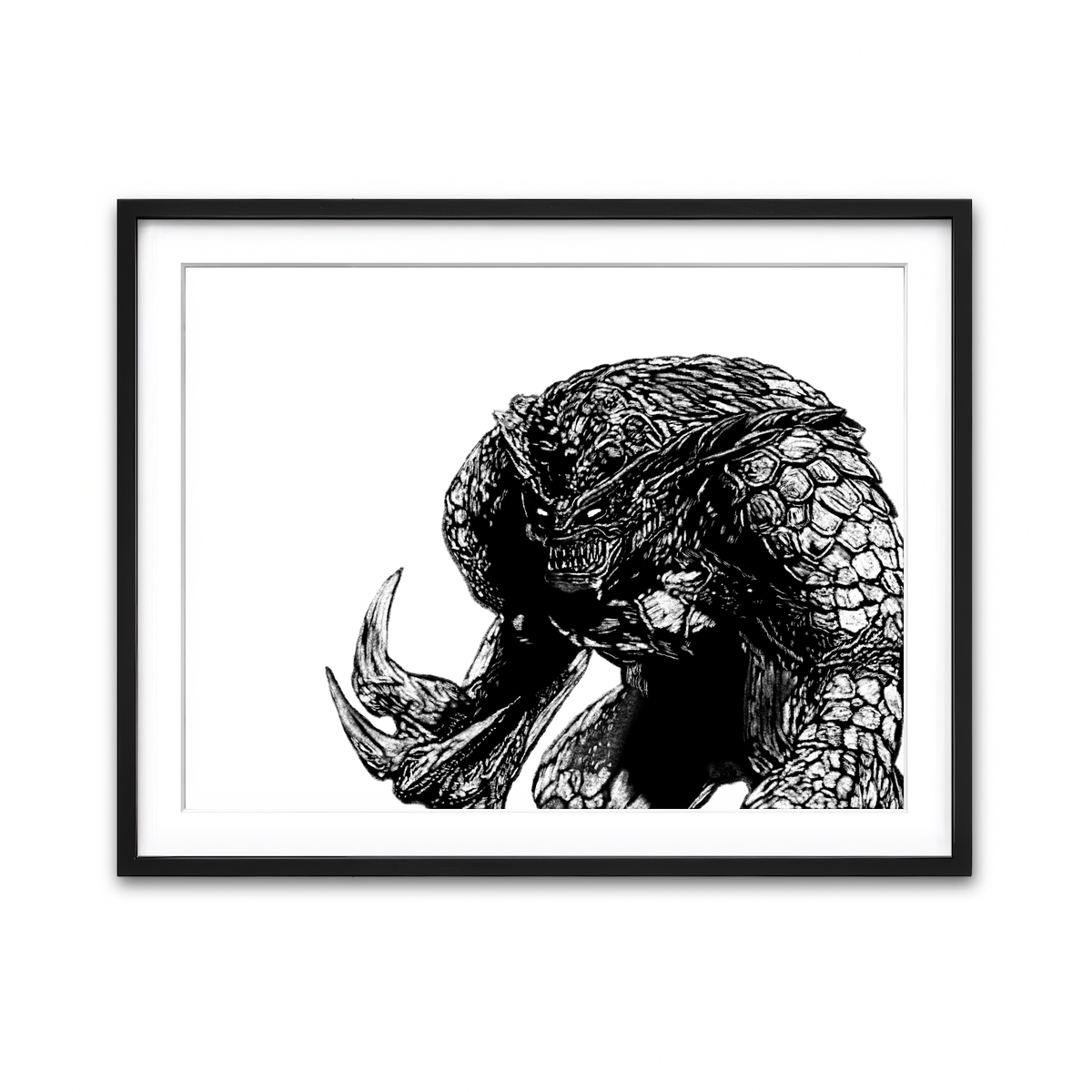 Framed Print 4x3 Black