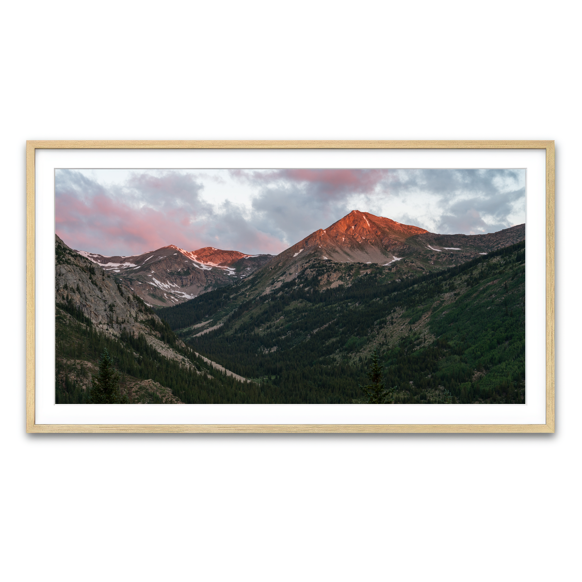 Framed Print 2x1 Natural