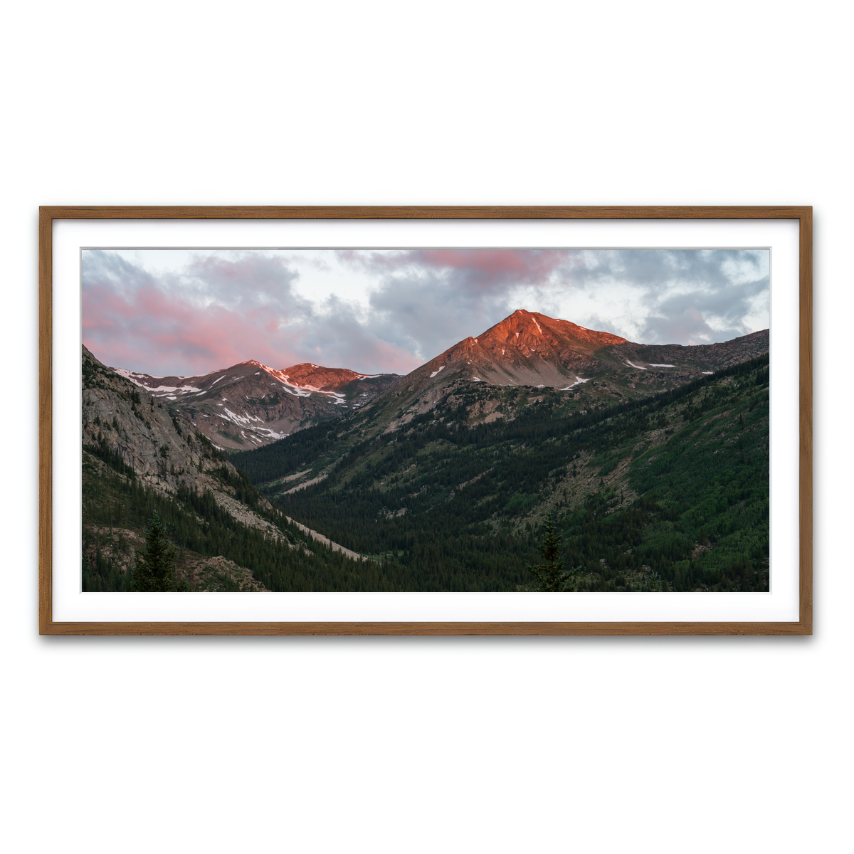 Framed Print 2x1 Walnut