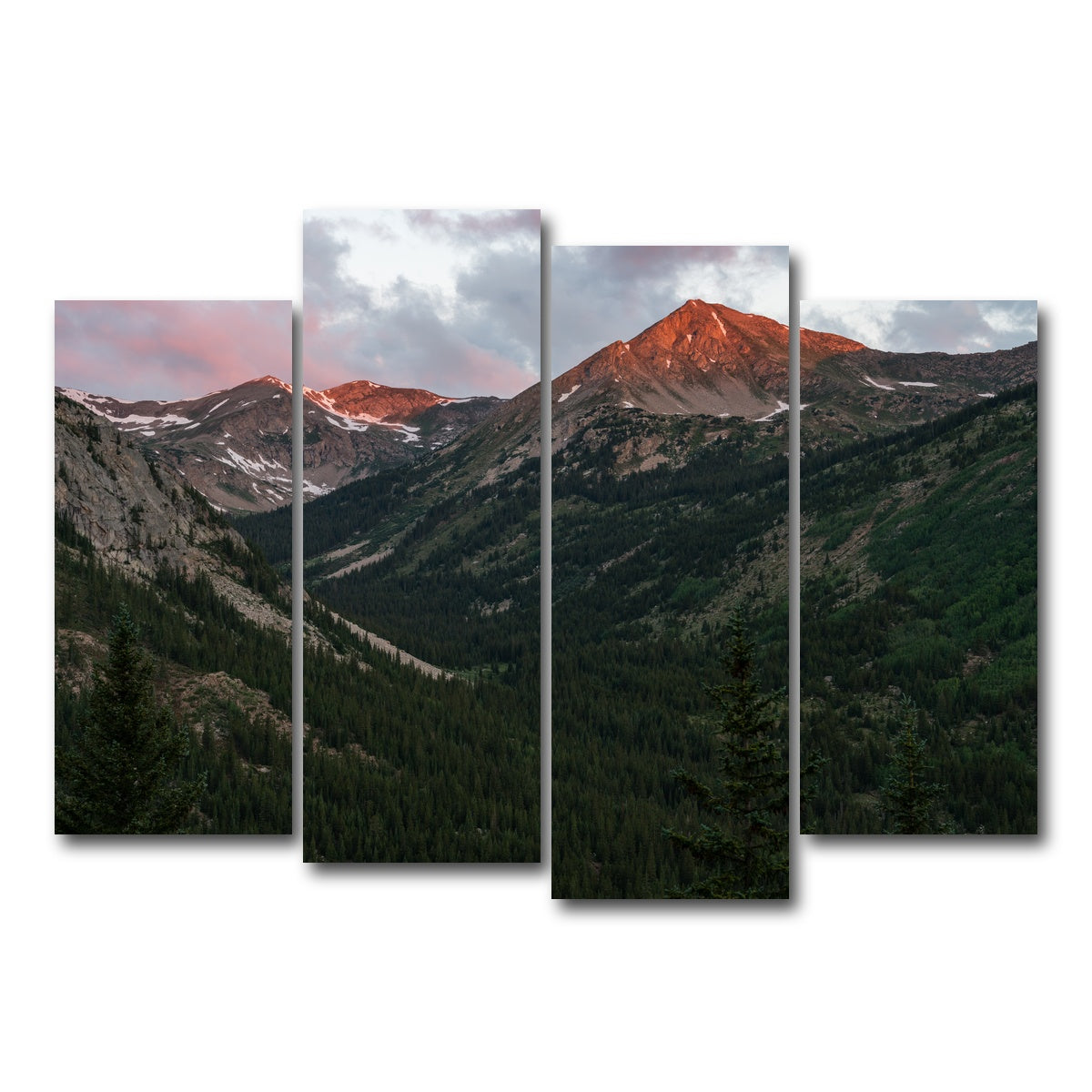 AUTO-MOCKUP WHITE | Huron Peak | 4 Piece | Gallery Wrap Canvas | group=4_normal