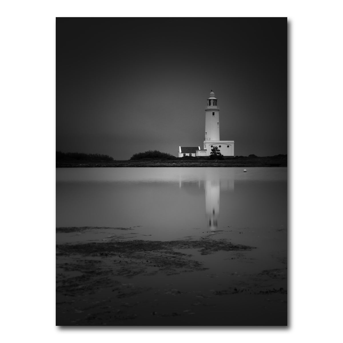 AUTO-MOCKUP WHITE | Hurst Point Lighthouse | 1 Piece | Gallery Wrap Canvas | group=3x4