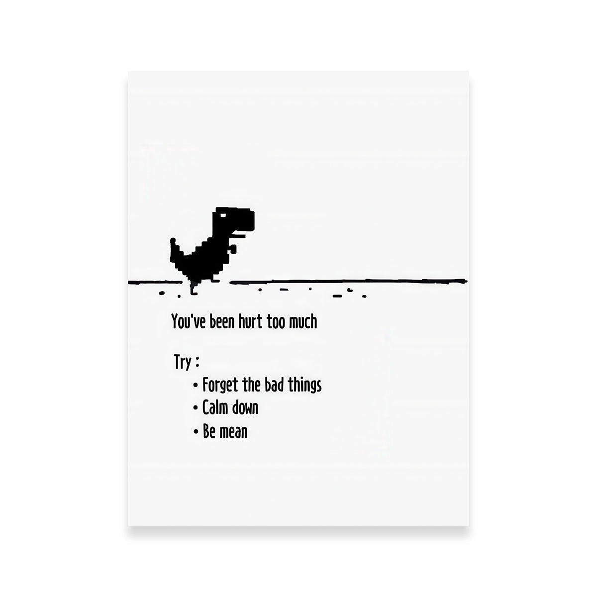 Hurt Too Much Wall Art