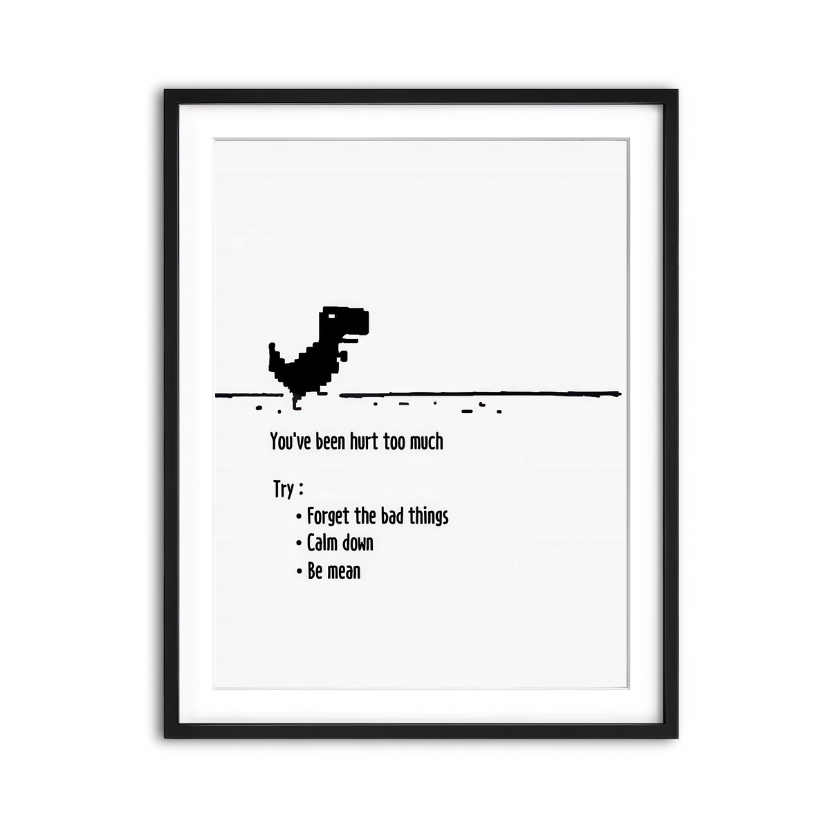 Framed Print 3x4 Black