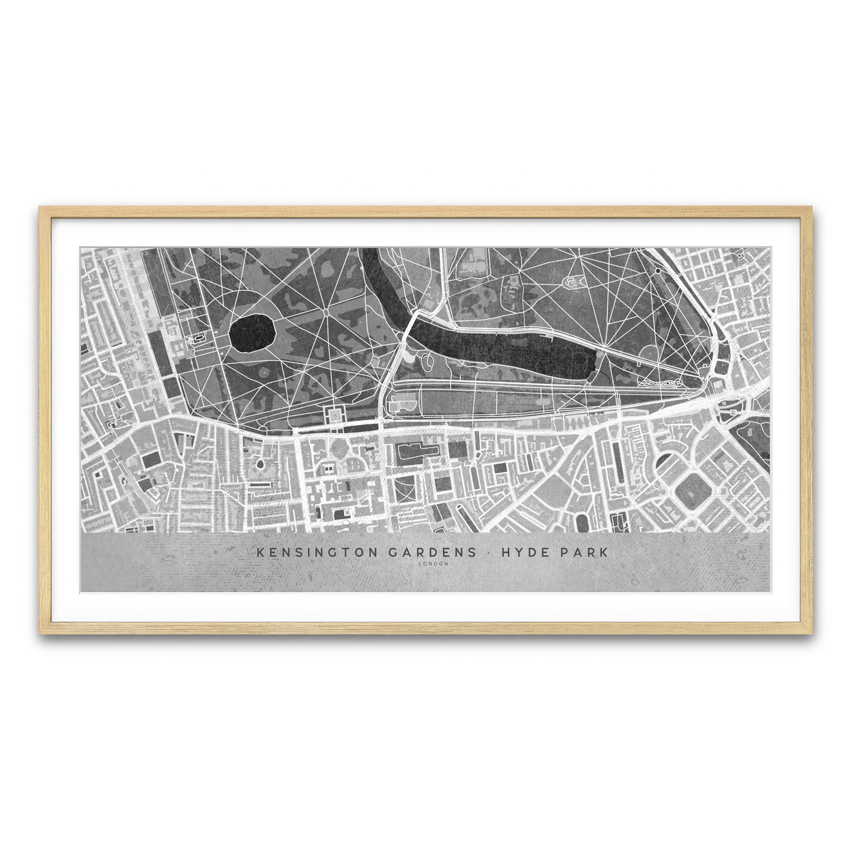 Framed Print 2x1 Natural