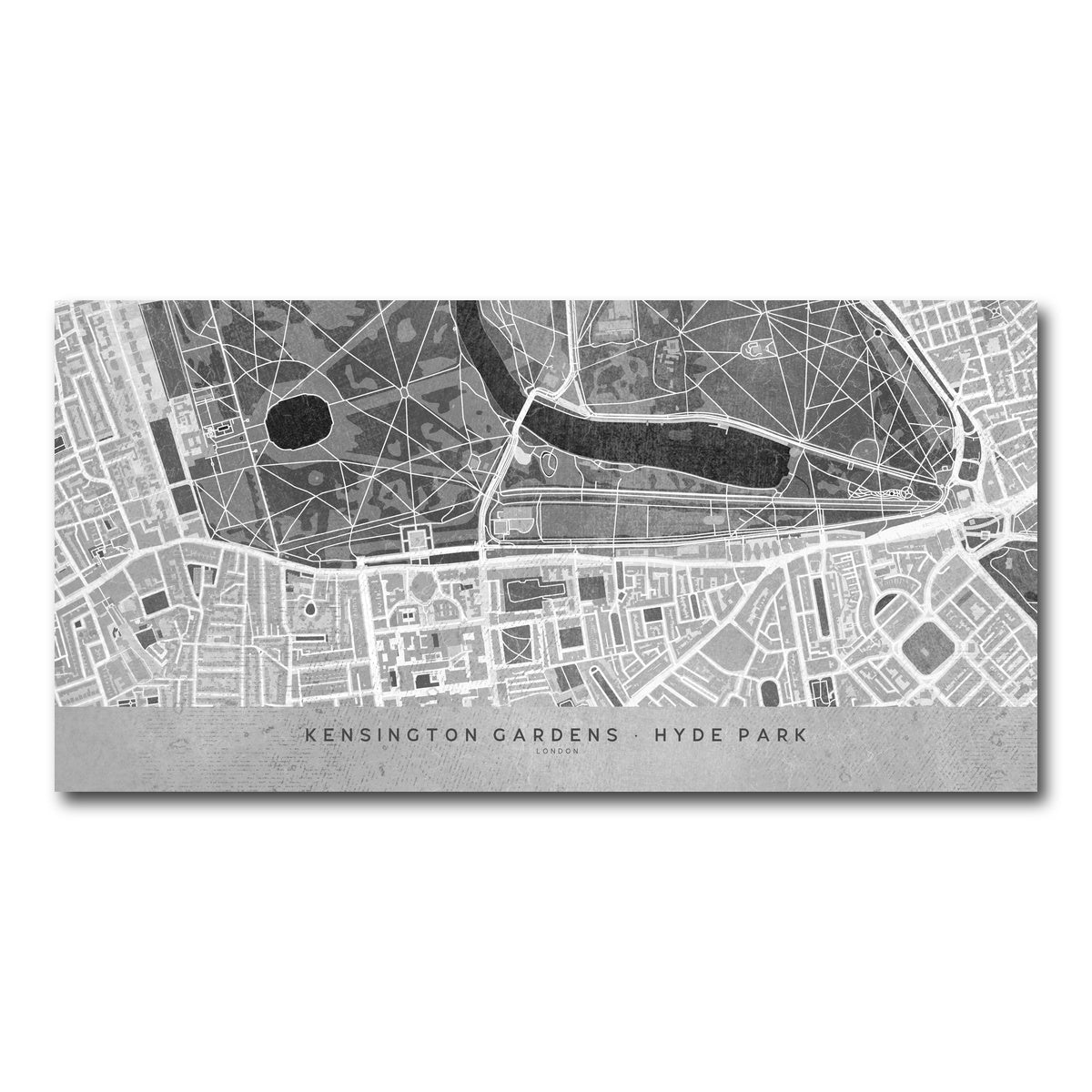 AUTO-MOCKUP WHITE | Hyde Park Map 2 | 1 Piece | Gallery Wrap Canvas | group=2x1