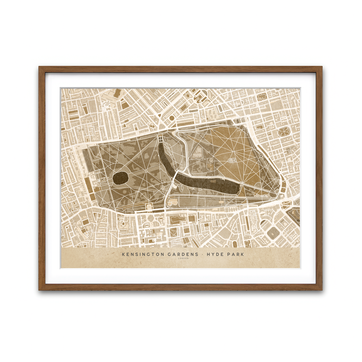 Framed Print 4x3 Walnut