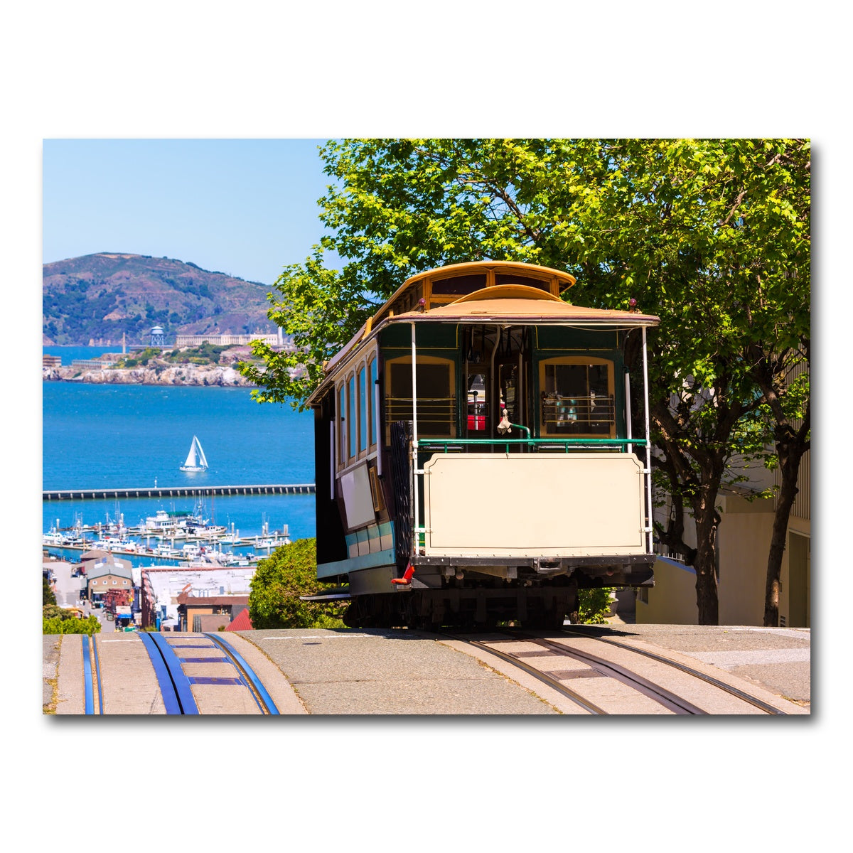 AUTO-MOCKUP WHITE | Hyde Street Cable Car | 1 Piece | Gallery Wrap Canvas | group=4x3