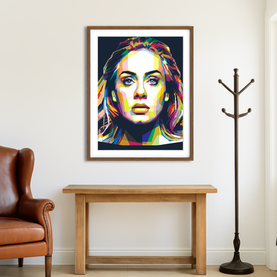 AUTO-MOCKUP ROOM | Hypnotising Adele Wall Art