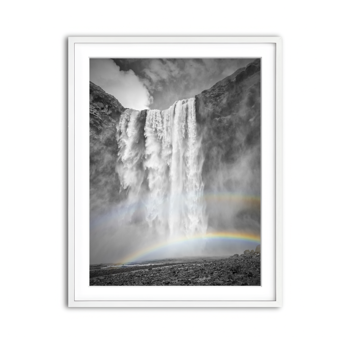 Framed Print 3x4 White