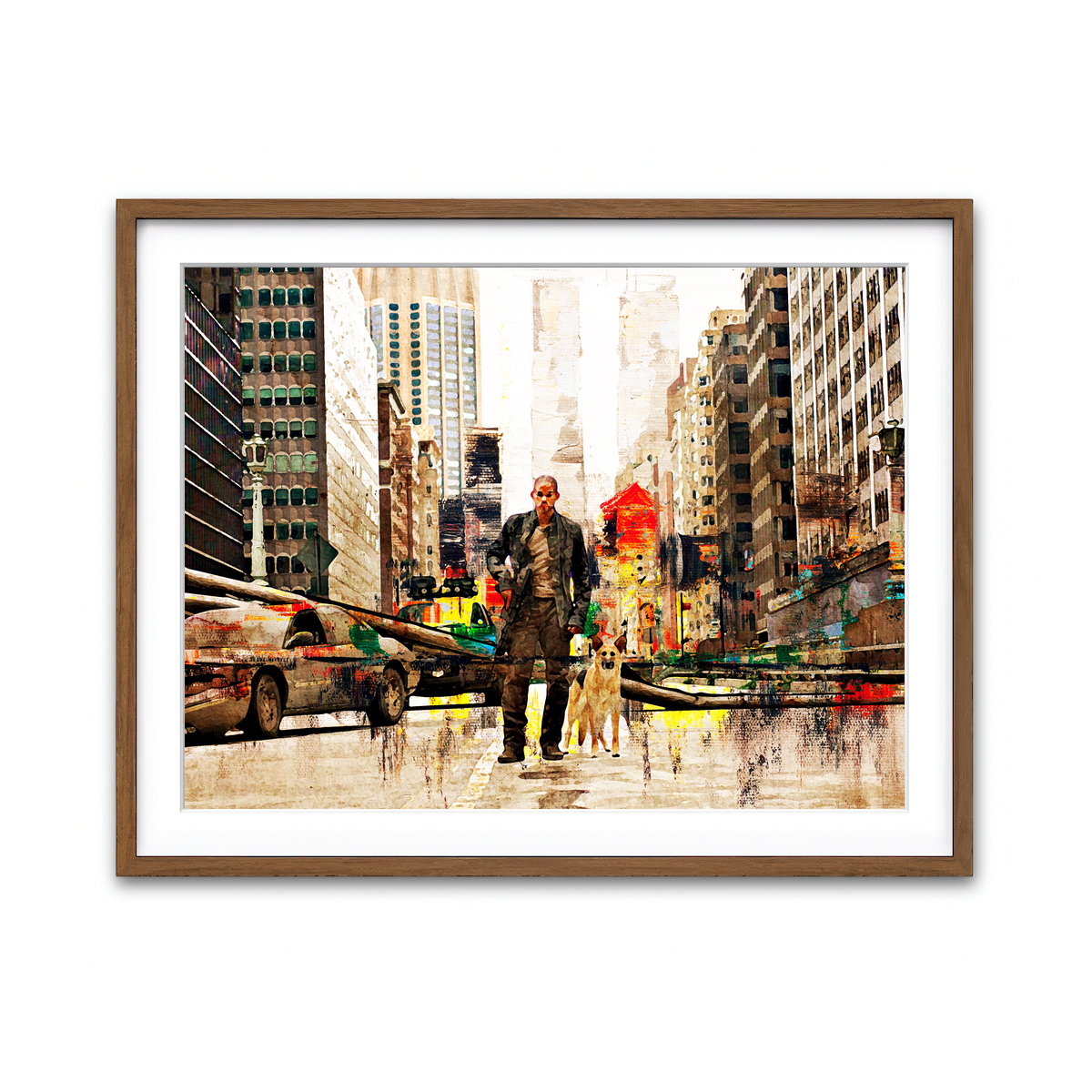 Framed Print 4x3 Walnut