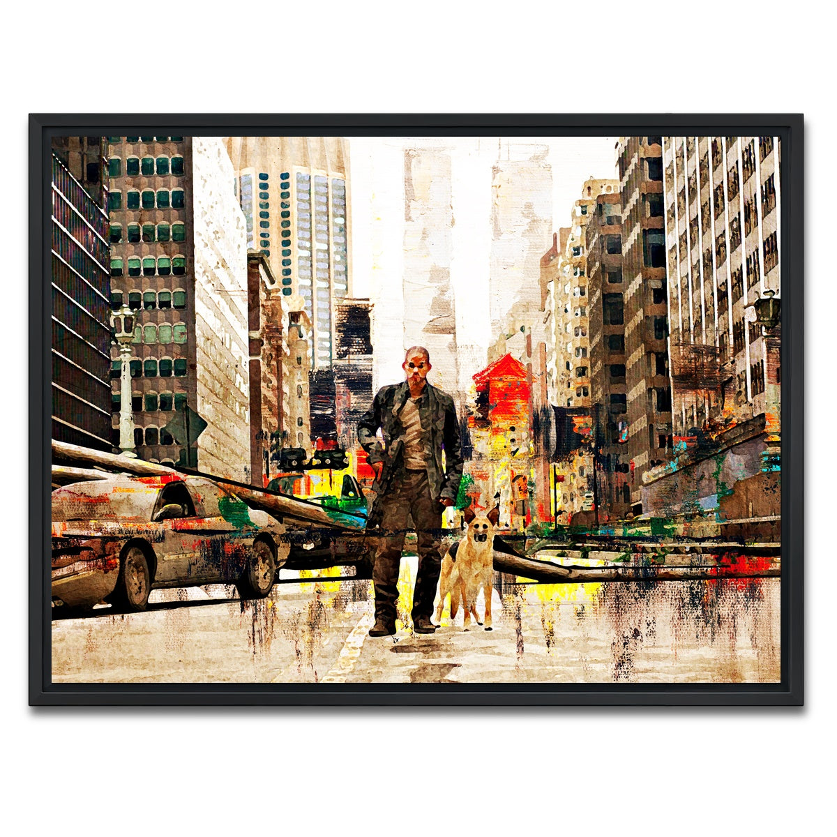 AUTO-MOCKUP WHITE | I Am Legend | 1 Piece | Black Framed Canvas | group=4x3