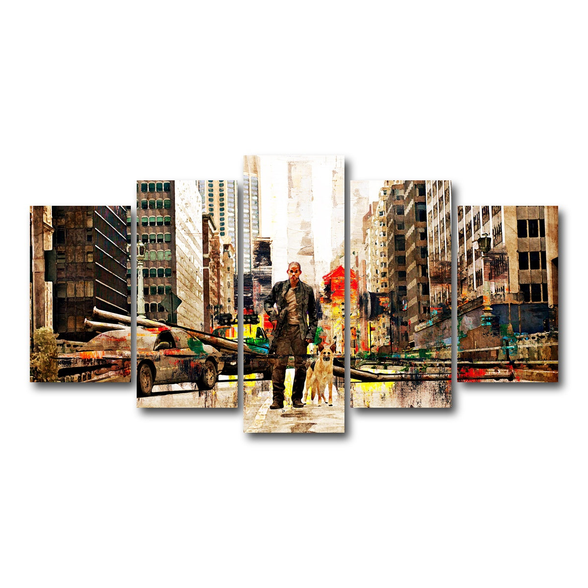 AUTO-MOCKUP WHITE | I Am Legend | 5 Piece | Gallery Wrap Canvas | group=5_normal