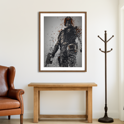AUTO-MOCKUP ROOM | I Am The Law Wall Art