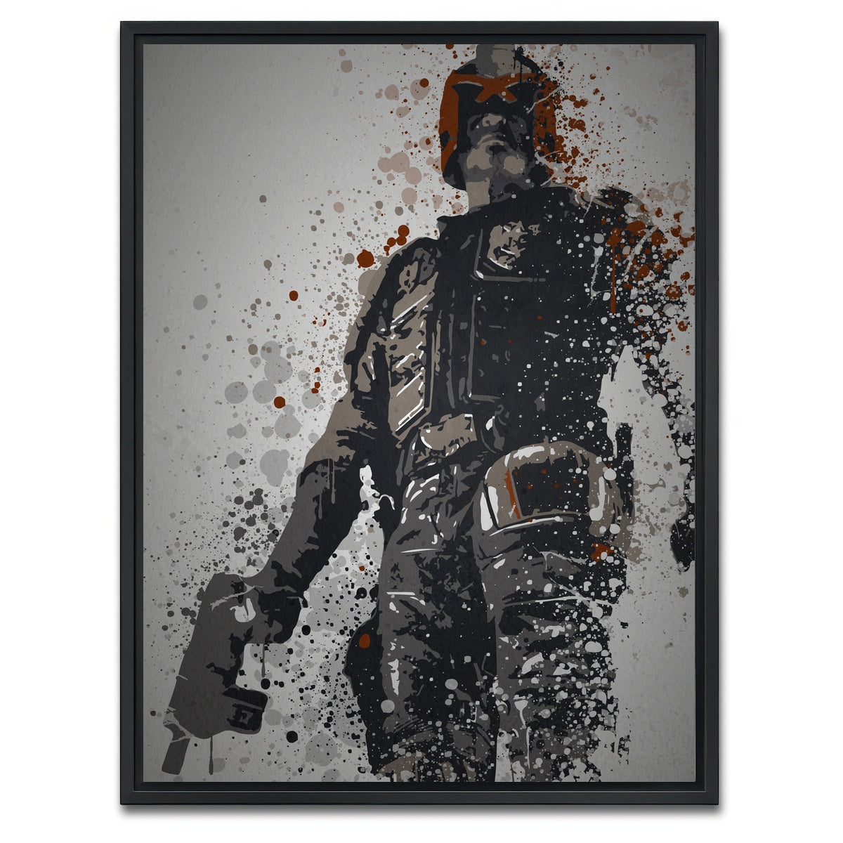 AUTO-MOCKUP WHITE | I Am The Law | 1 Piece | Black Framed Canvas | group=3x4