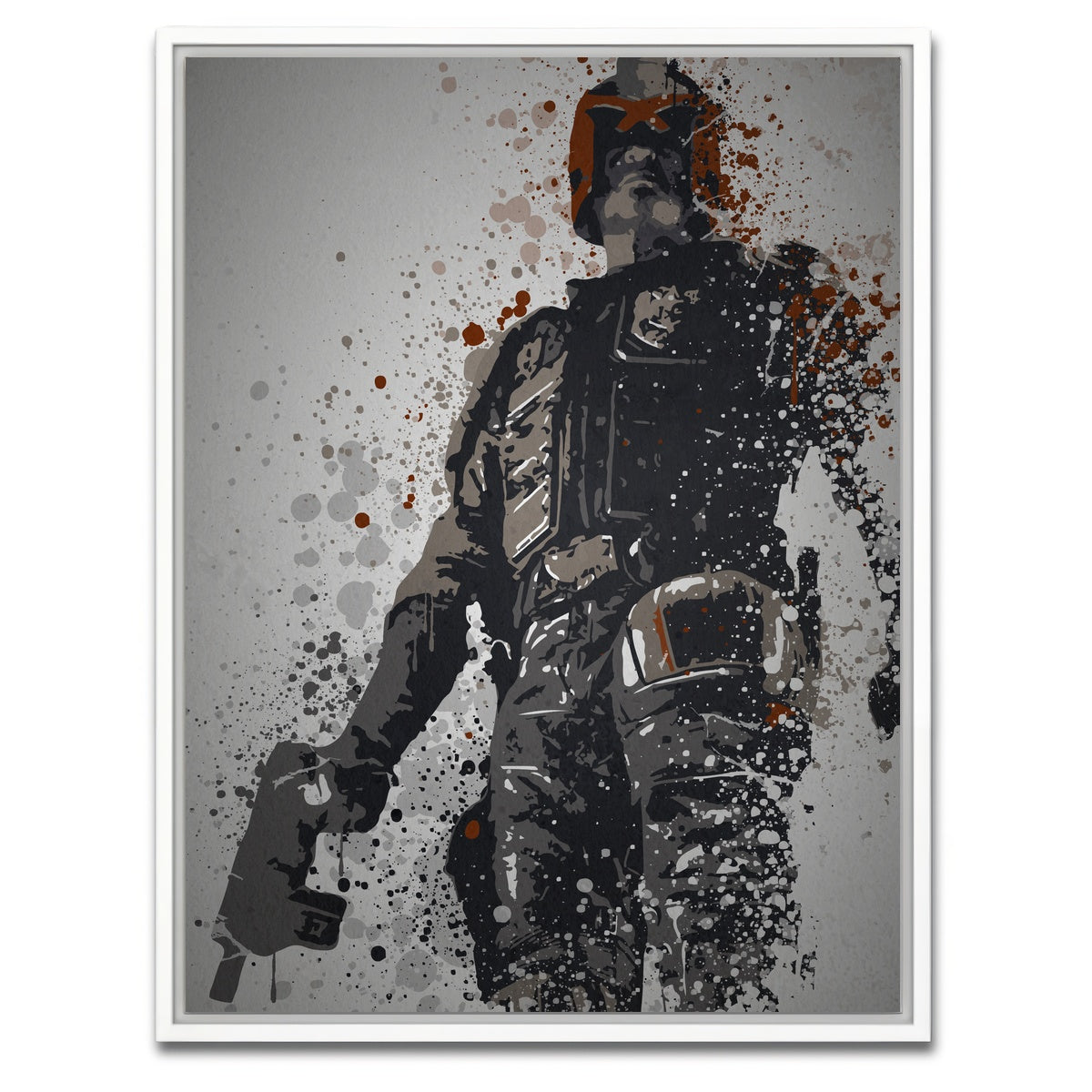 AUTO-MOCKUP WHITE | I Am The Law | 1 Piece | White Framed Canvas | group=3x4