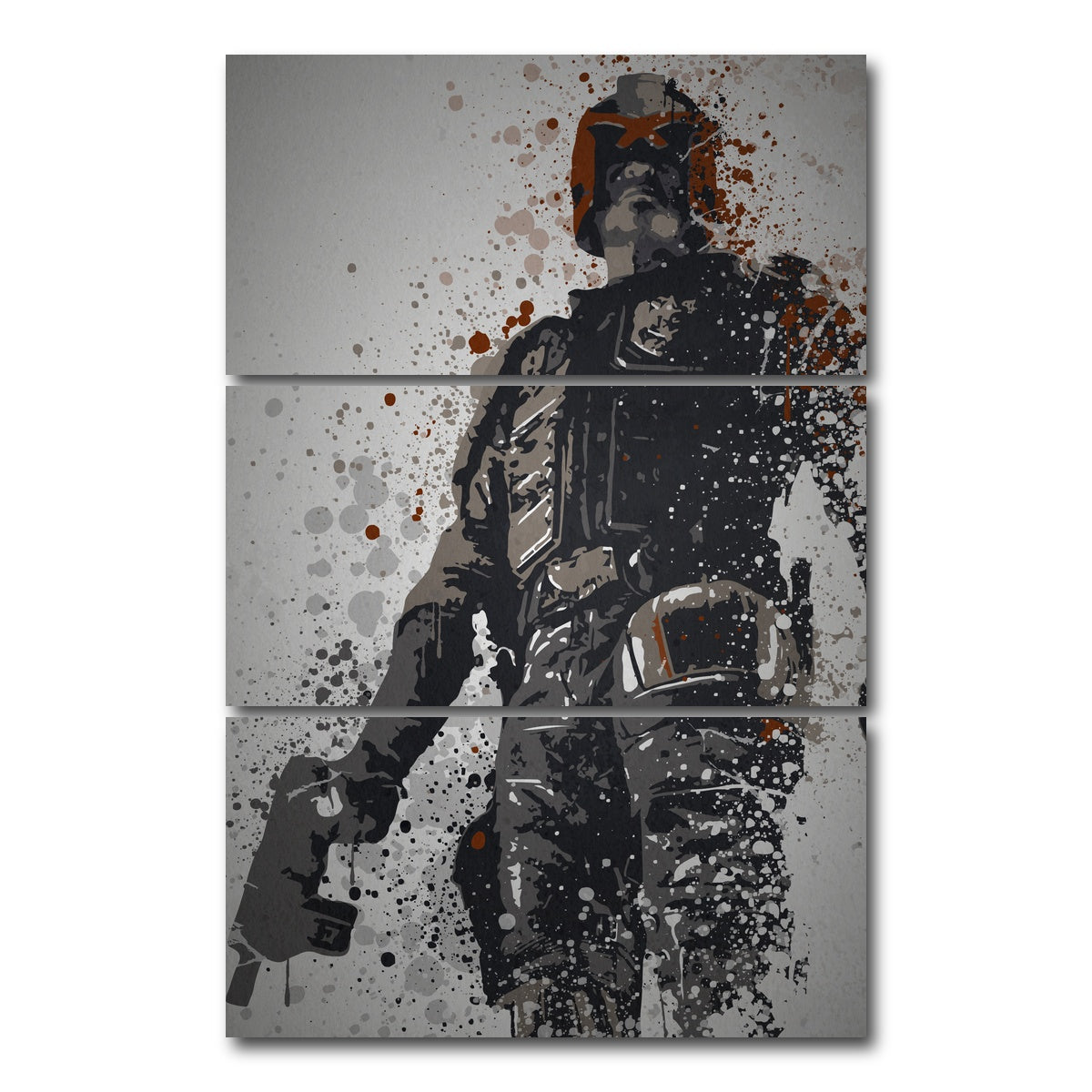 AUTO-MOCKUP WHITE | I Am The Law | 3 Piece | Gallery Wrap Canvas | group=12x24_stacked