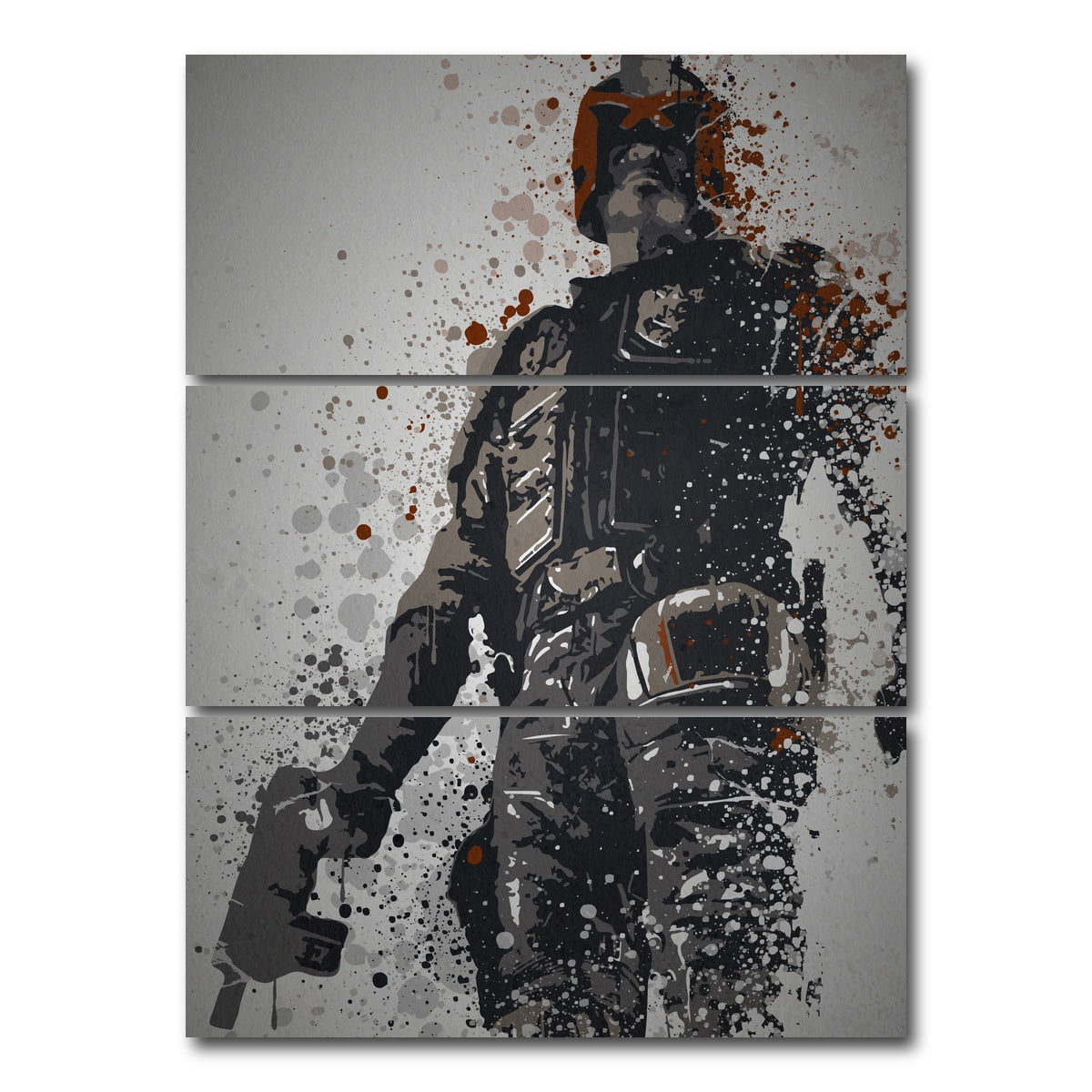 AUTO-MOCKUP WHITE | I Am The Law | 3 Piece | Gallery Wrap Canvas | group=8x18_stacked