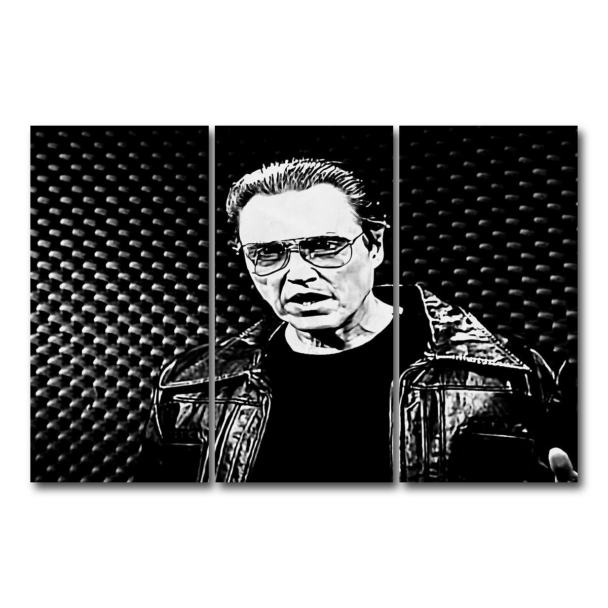 AUTO-MOCKUP WHITE | I Got a Fever Grayscale | 3 Piece | Gallery Wrap Canvas | group=12x24