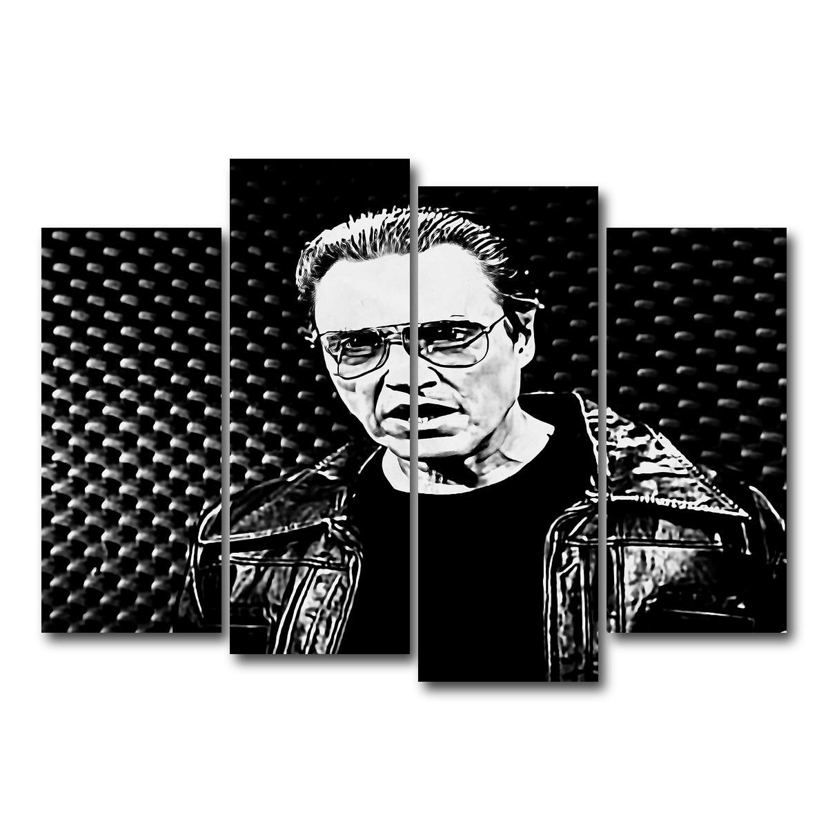 AUTO-MOCKUP WHITE | I Got a Fever Grayscale | 4 Piece | Gallery Wrap Canvas | group=4_normal