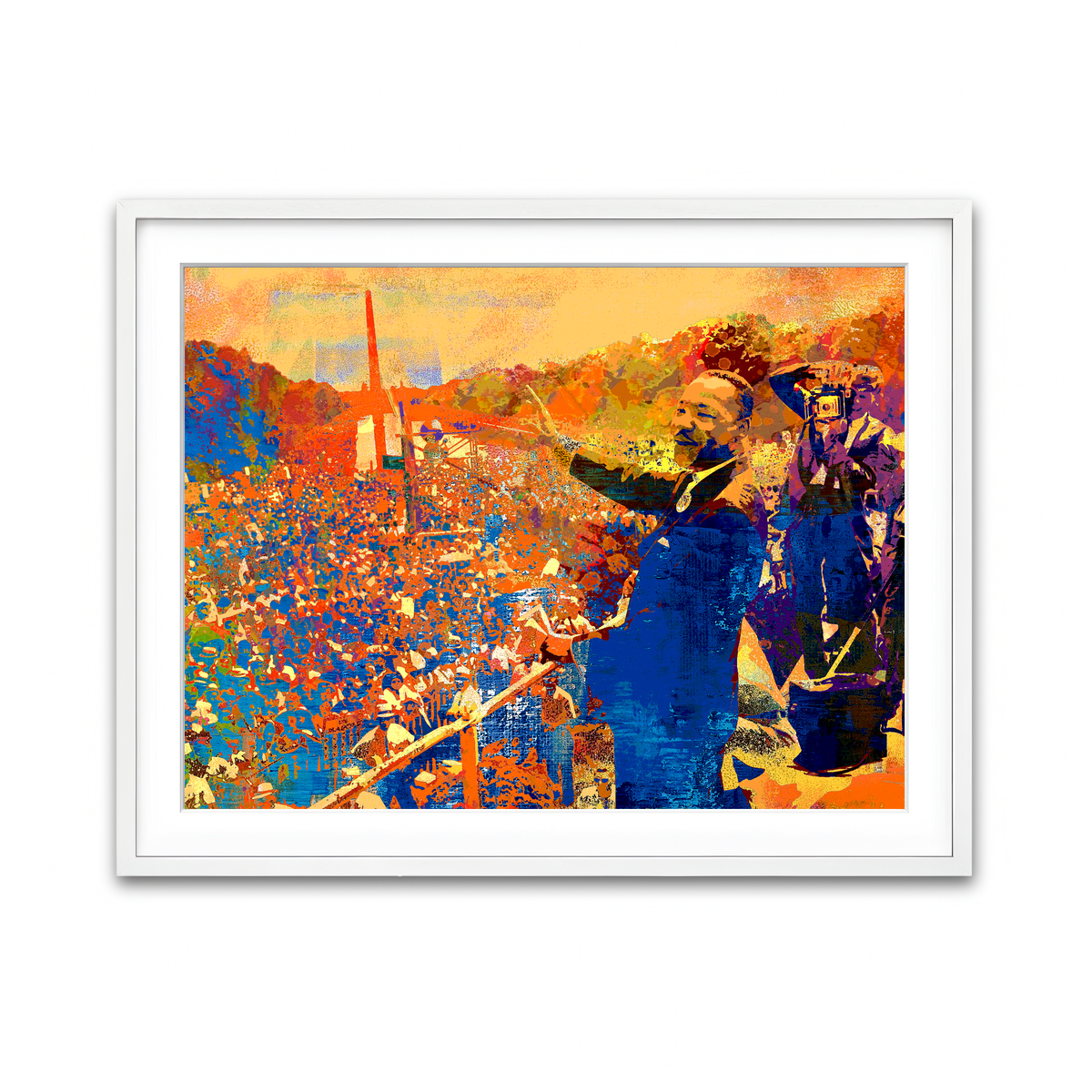 Framed Print 4x3 White