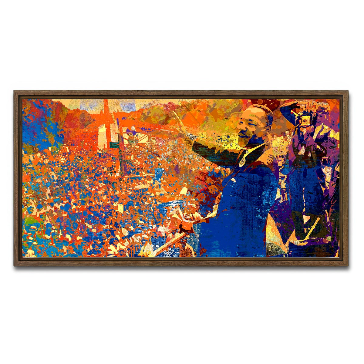 AUTO-MOCKUP WHITE | I Have a Dream | 1 Piece | Walnut Framed Canvas | group=2x1