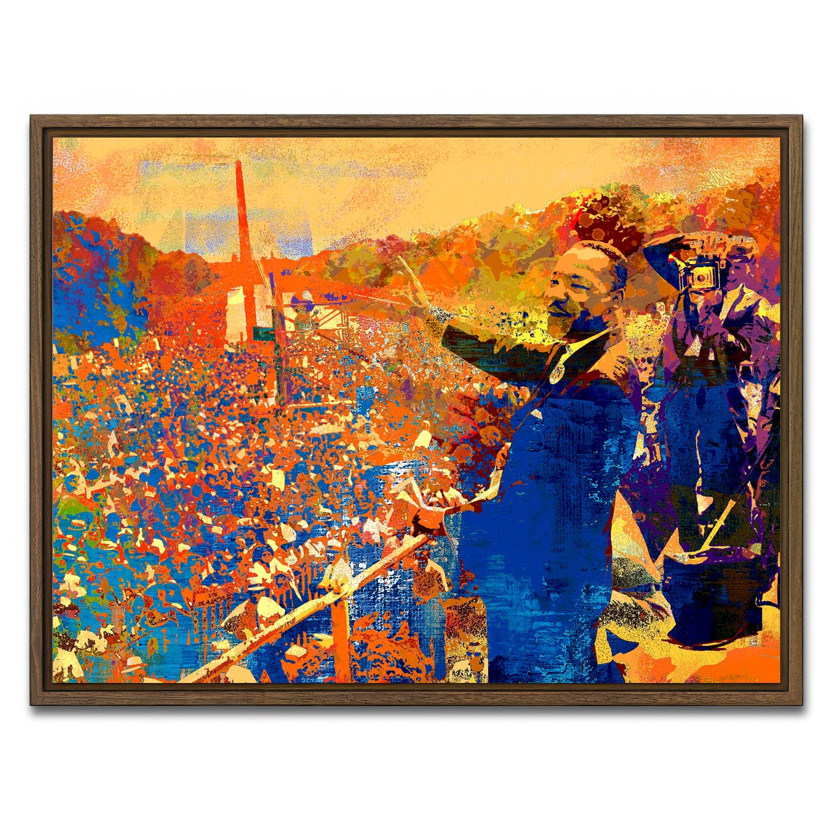 AUTO-MOCKUP WHITE | I Have a Dream | 1 Piece | Walnut Framed Canvas | group=4x3