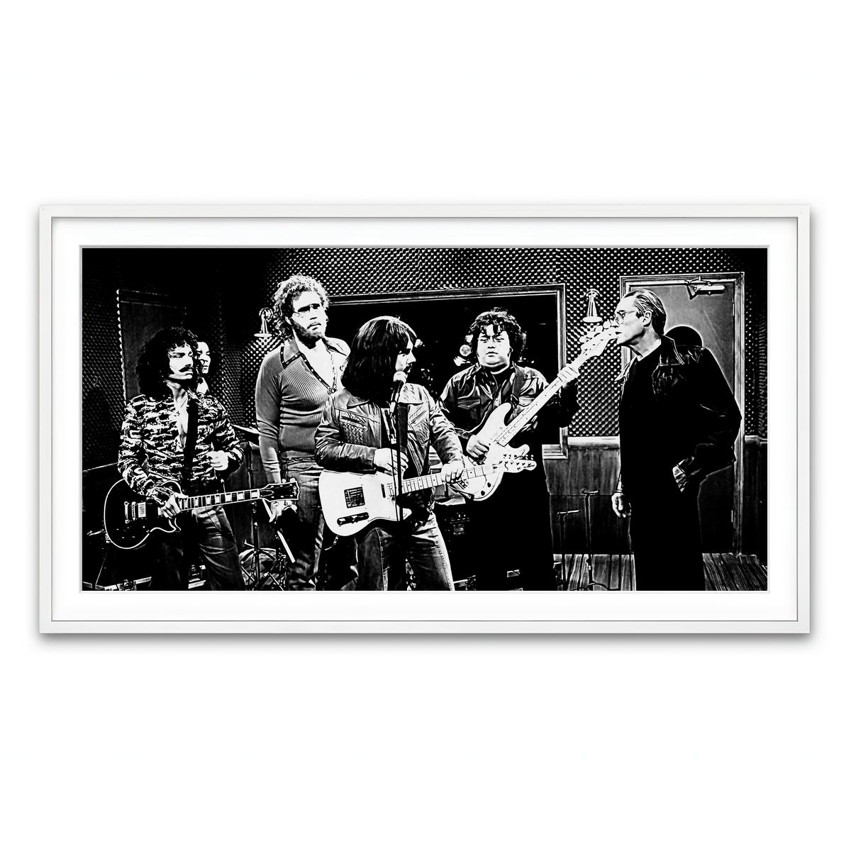 Framed Print 2x1 White